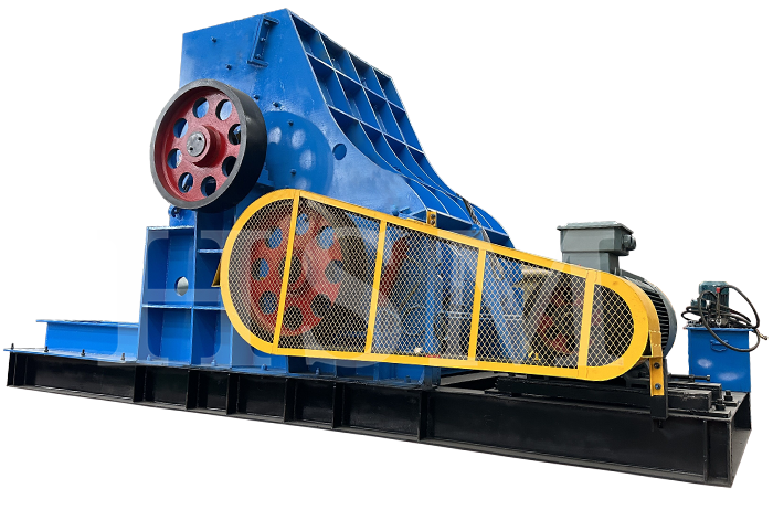 雙級粉碎機(jī)對輥破碎機(jī)、河卵石制砂機(jī)、石頭制砂機(jī)大圖